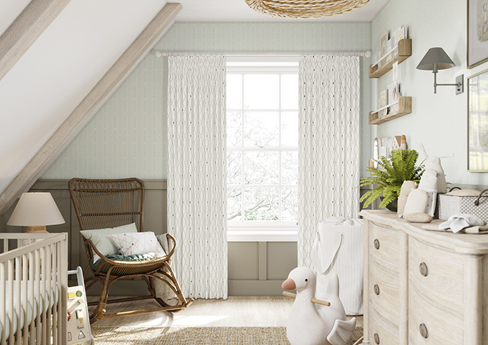 Puddle Down, Trellis Down - Made to Measure Curtains - Image 3